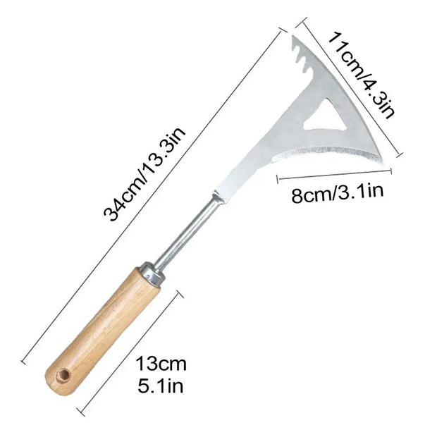 Manual Crack Weeder Garden Weed Removal Tool