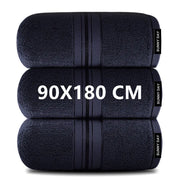 Thick 100% Cotton Absorbent Bath Towel Set