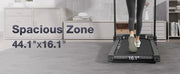 3.0HP Foldable Incline Treadmill with Sensors