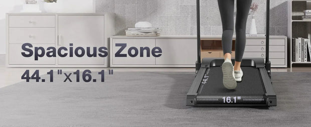 3.0HP Foldable Incline Treadmill with Sensors