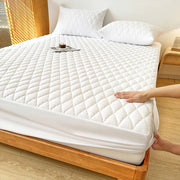Waterproof Fitted Mattress Protector – 15"–17" Deep Pocket