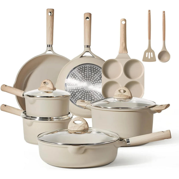 Die Cast Aluminum Nonstick Granite Cookware Set