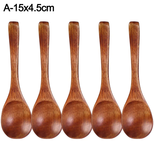 Natural Wooden Spoons – Multiple Sizes & Quantities