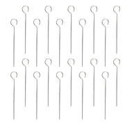 20‑Piece Stainless Steel BBQ Skewers