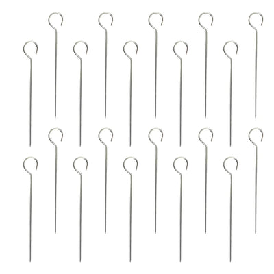 20‑Piece Stainless Steel BBQ Skewers