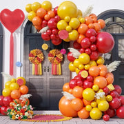 96-Piece Heart-Themed Balloon Set