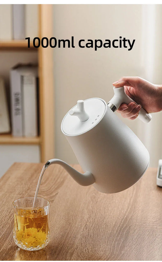 1000W Gooseneck Electric Kettle 1.0L Smart Teapot