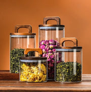 Korean Style Glass Sealed Storage Jar