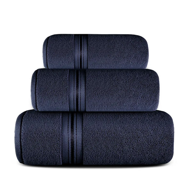Thick 100% Cotton Absorbent Bath Towel Set