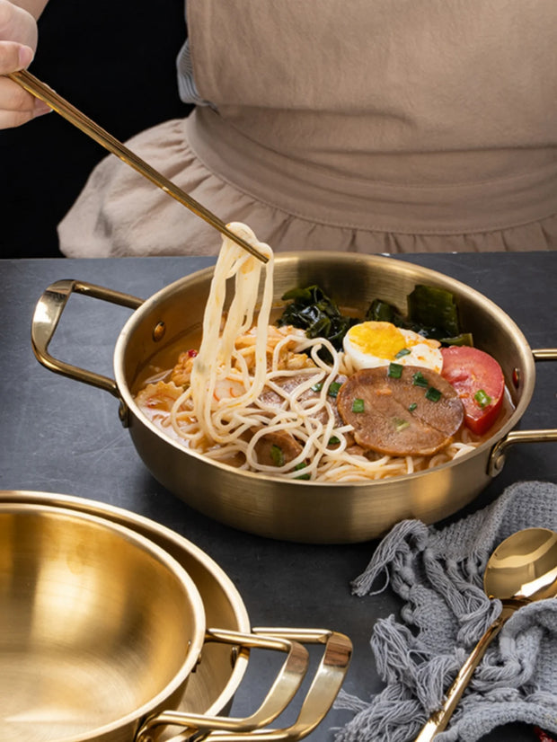 Stainless Steel Saucepan with Handle — Versatile