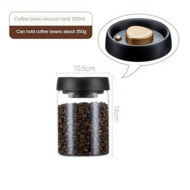 Vacuum Sealed Glass Storage Jar