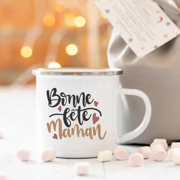 Happy Mother’s Day Enamel Coffee Mug