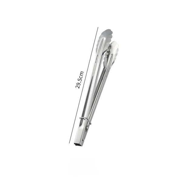 Stainless Steel BBQ Food Tongs – Heat-Resistant, Non-Stick