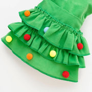 Christmas Tree Pet Costume Cloak for Cats