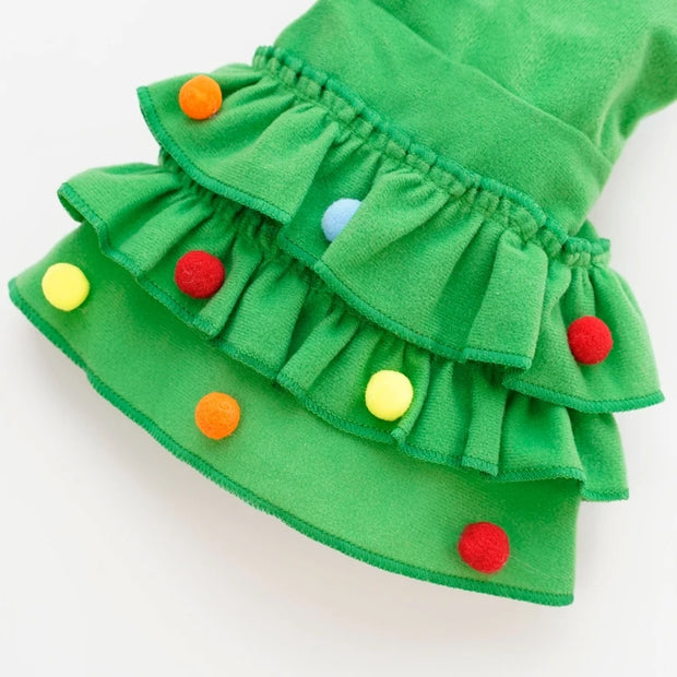 Christmas Tree Pet Costume Cloak for Cats