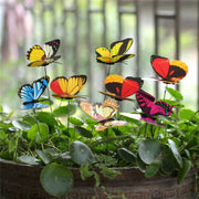 10PCS Colorful Butterfly Garden Yard Flower