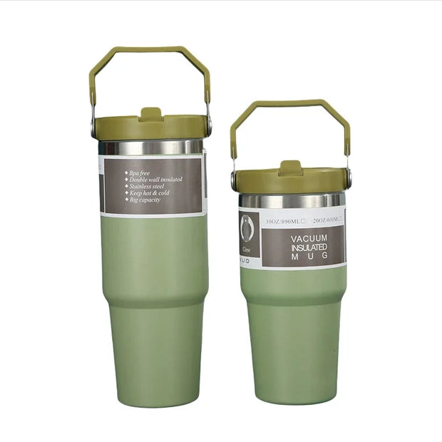 Stainless Steel Thermos Travel Cup Hot Cold Insulated