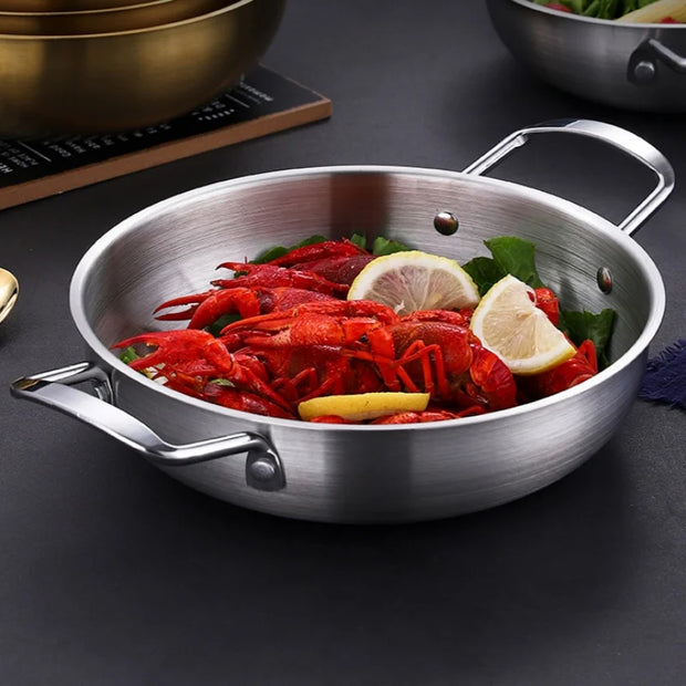 Stainless Steel Saucepan with Handle — Versatile