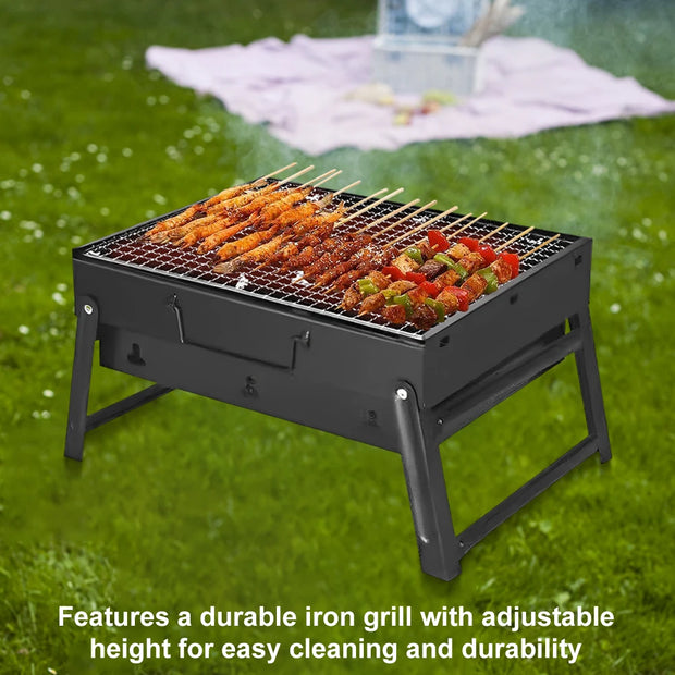 Portable Stainless Steel Charcoal Grill