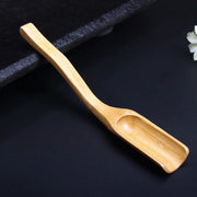 Wooden Tea Scoop – Natural Color, 17cm