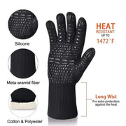 BBQ Heat-Resistant Silicone Oven Gloves
