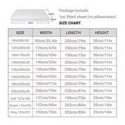 Waterproof Fitted Mattress Protector – 15"–17" Deep Pocket