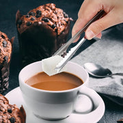 Stainless Steel Ice Cube Tongs – Durable Kitchen Clip for Ice, Sugar, Snacks