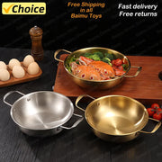 Korean Gold Stainless Steel Single Hot Pot
