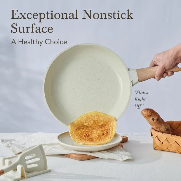 22-Piece Ceramic Nonstick Cookware Set, PFOA-Free, Induction