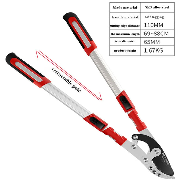 Telescopic Garden Lopper Anti-Slip Pruner