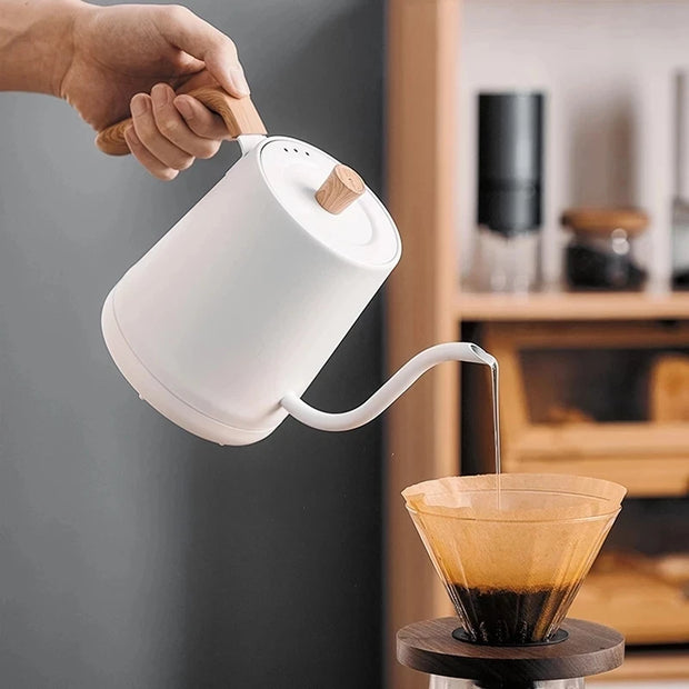 800ml Gooseneck Electric Kettle 1000W Stainless Steel