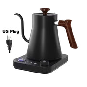 0.9L Electric Gooseneck Coffee Kettle Stainless Steel