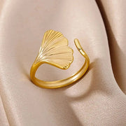 Heart Zircon 18K Gold plated Bridal Rings