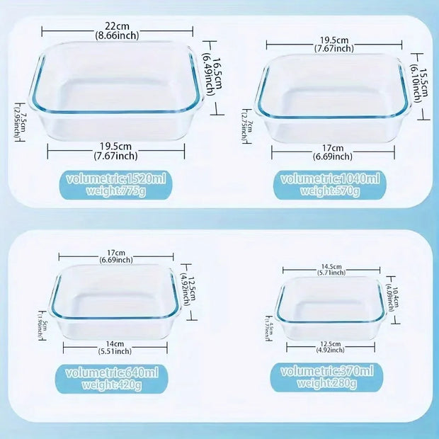 Glass Container with Lid
