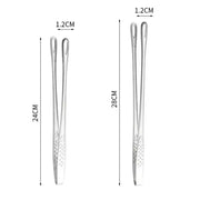 Stainless Steel Kitchen BBQ Grill Meat Tongs