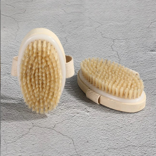 Detachable Wooden Bath Brush Set