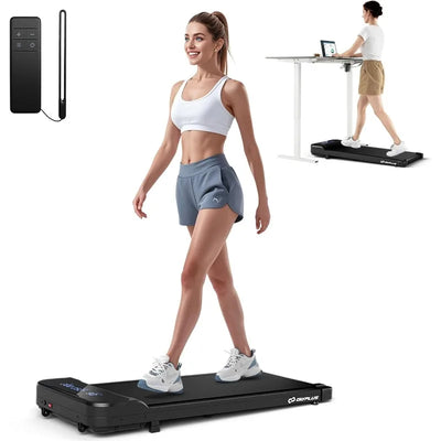 Under-Desk Walking Pad Treadmill – 2.5HP Motor, 7-Layer Belt