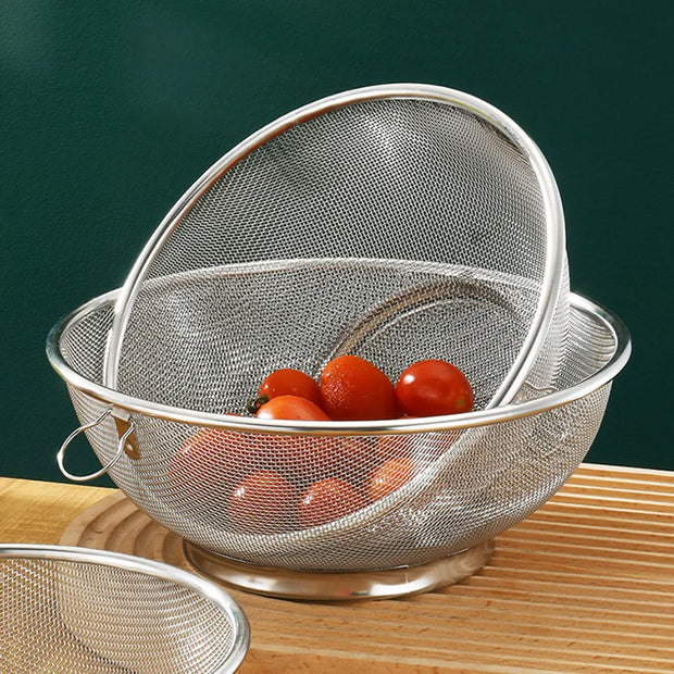 2pcs Stainless Steel Mixing Bowl