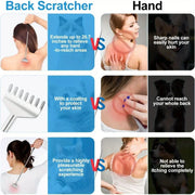 Extendable Stainless Steel Telescopic Back Scratcher