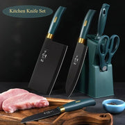 Professional 7-Piece Stainless Steel Kitchen Knife Set