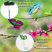 10PCS Colorful Butterfly Garden Yard Flower