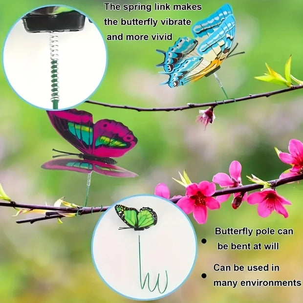 10PCS Colorful Butterfly Garden Yard Flower