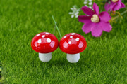 50Pcs Mini Red Foam Mushrooms