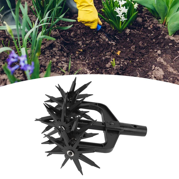 2-in-1 Garden Soil Scarifier & Rotary Tiller