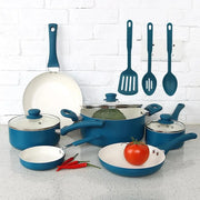 12-Piece Nonstick Ceramic Aluminum Cookware Set