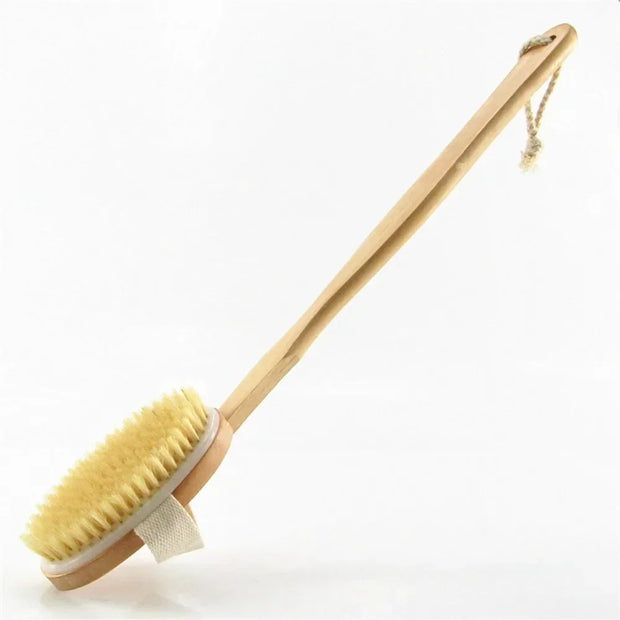 Detachable Wooden Bath Brush Set