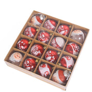 16pcs 6 cm Christmas Ball Ornaments