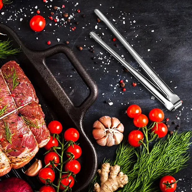 304 Stainless Steel Cooking Tweezers – Kitchen & BBQ Tongs