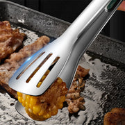 Stainless Steel BBQ Grill Food Kitchen Tongs