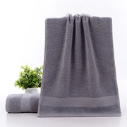 2PCS Large Cotton White Bath Towels